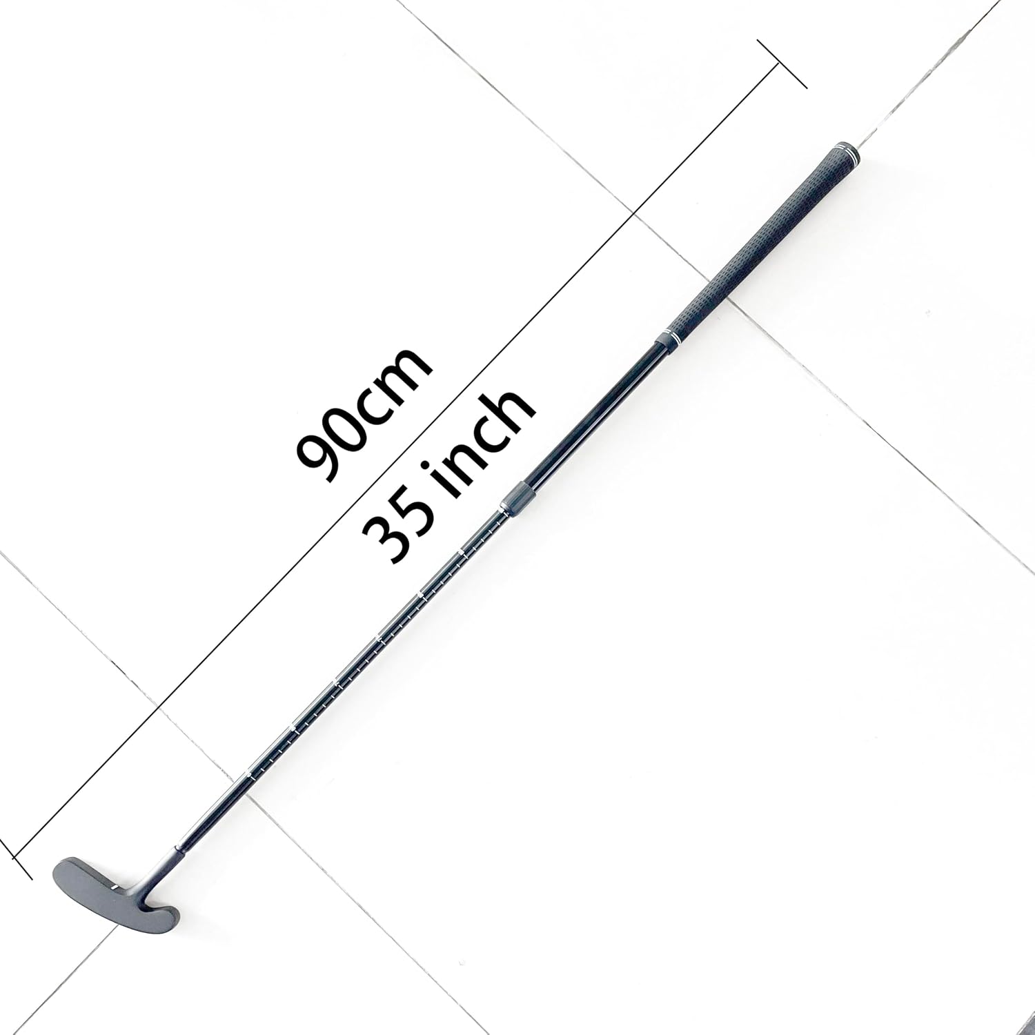 Foldable Metal Head Scalable Classic Double Sided Two Way Mini Golf Putter 23" to 35" Adjustable Length for Adult & Junior Golf Putter for Right or Left Handed Extendable Putter