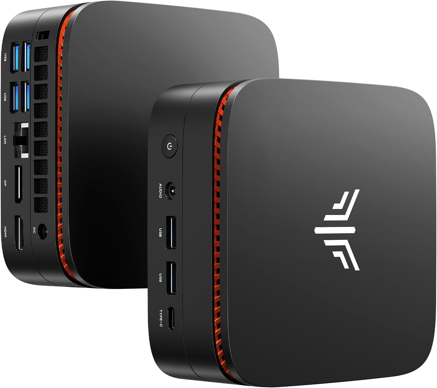 KAMRUI Pinova P1 Business Mini PC, AMD Ryzen R2544 Processor | Up to 3.7GHz, 16GB DDR4 RAM, 256GB M.2 SSD, Triple 4K display, WiFi, Gigabit Ethernet, for office & home