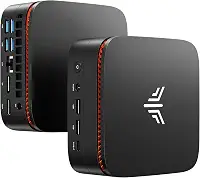 KAMRUI Mini PC para jogos E3B, Mini computador AMD Ryzen 5 7430U (6C/12T, até 4,3GHz), 16GB DDR4 512GB M.2 SSD Mini PC W11 PRO, tela tripla 4K/WiFi 6/BT5.2/USB3.2 (GB, 12, GB, 256)
