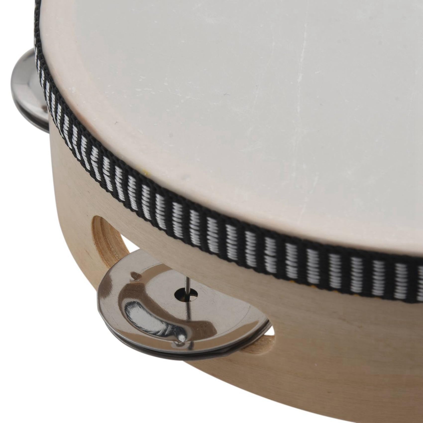 10X Tamburello Musicale da 7 Pollici con Percussione Rotonda per Partito KTV