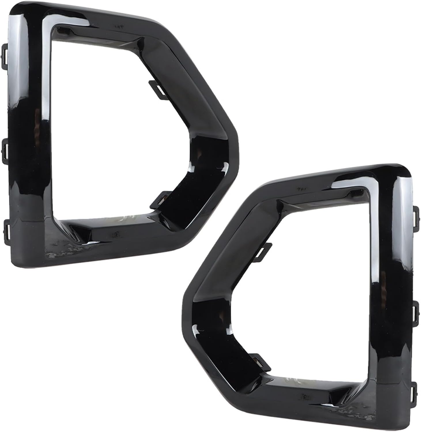 WFLNHB 2Pcs Front Bumper Fog Light Outer Bezel Replacement for Sierra Denali SLT AT4 2019 2020 2021 Left+Right Side