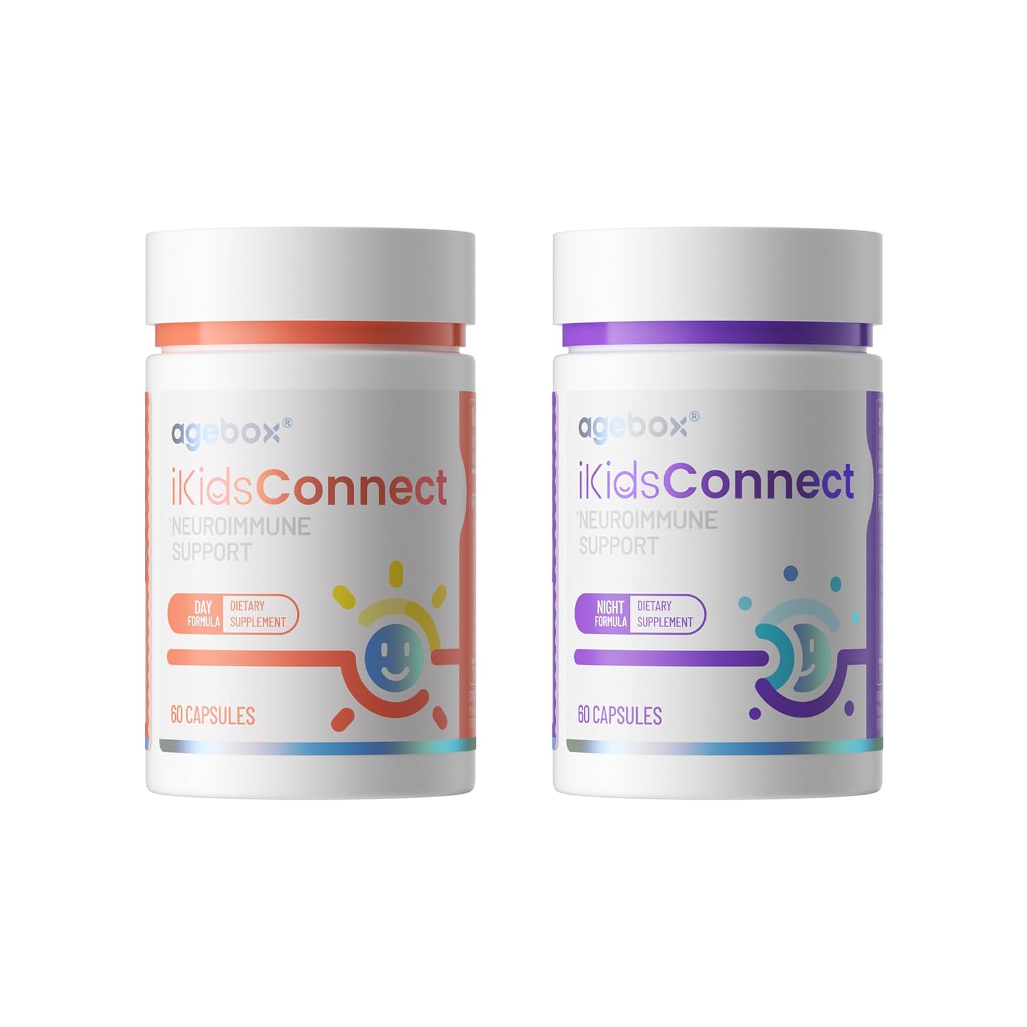 iKids-Connect Herbal Supplement Day Night Formula for Children Teens