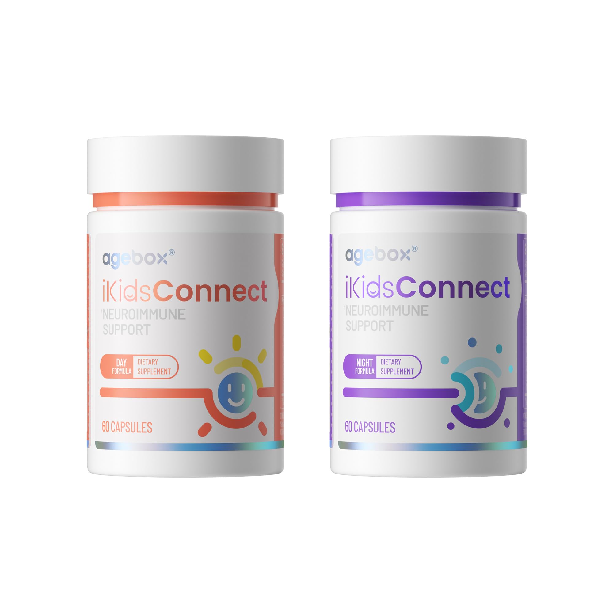 iKids-Connect Herbal Supplement Day Night Formula for Children Teens