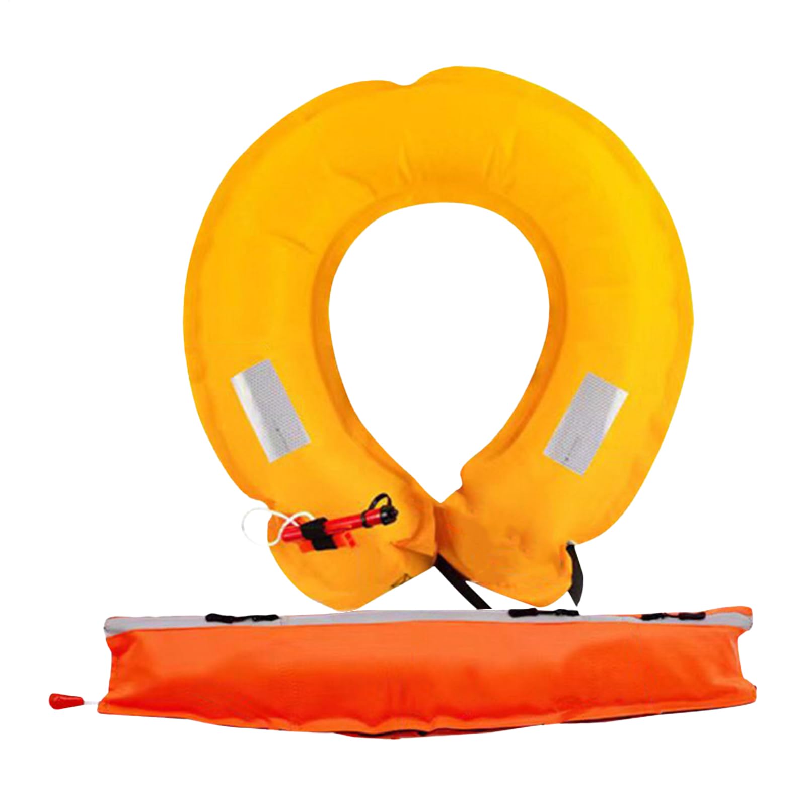 Lifesaving Buoy Ring - Floating Safety Life Belt, Ergonomic Flotation Device | High Visibility Pool Ring, Boating Rescue Device, Water Floatation Aid for Lifeguard Patrol Dock Lake