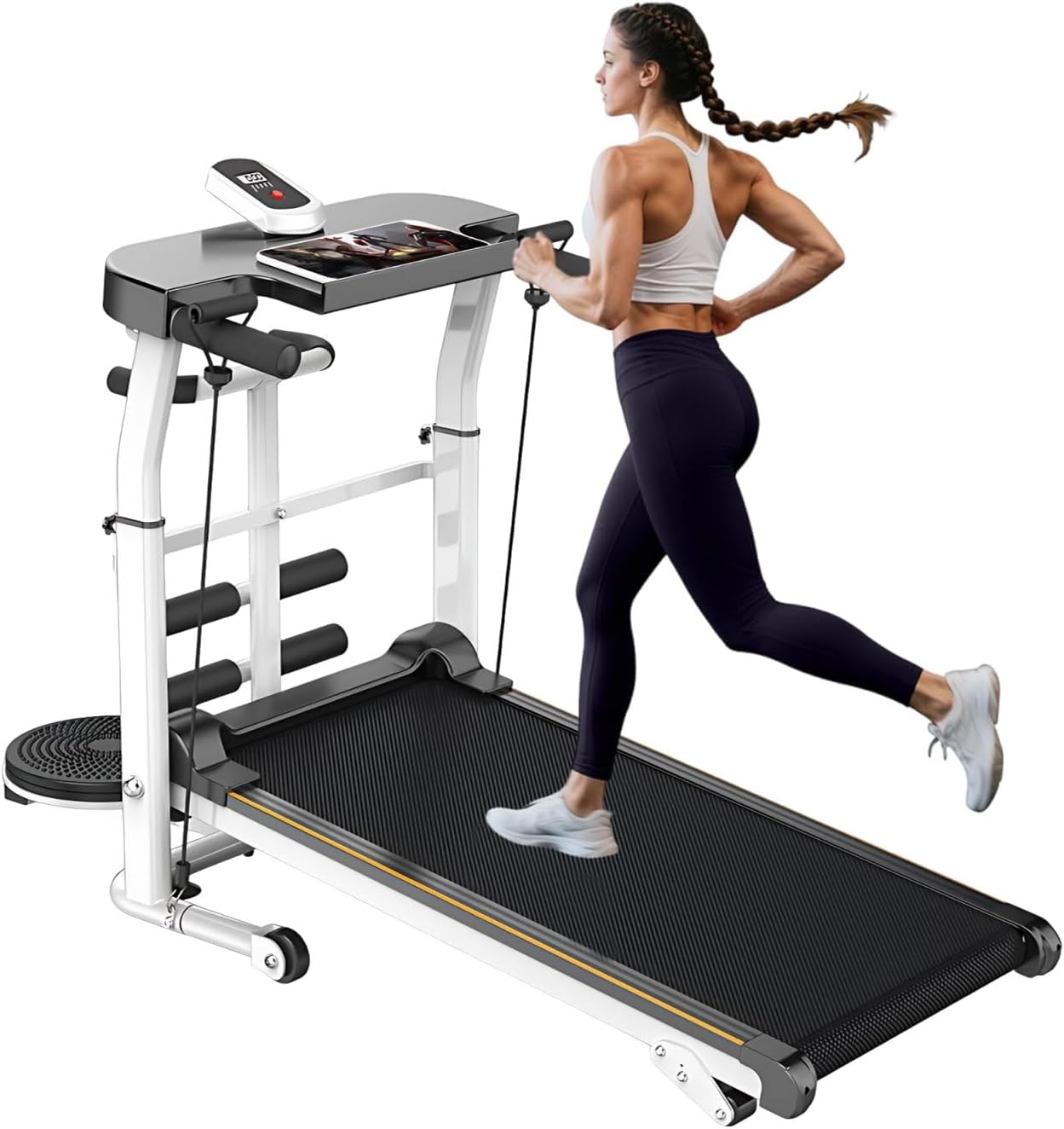 Caminadora Mecánica Plegable KAIKAFEI para Casa, Ajustable