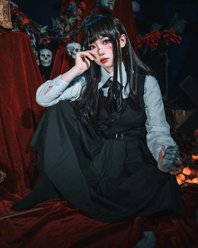 Amazon.co.jp: [milky time] ウィッグ付き チェンソーマン 三鷹アサ