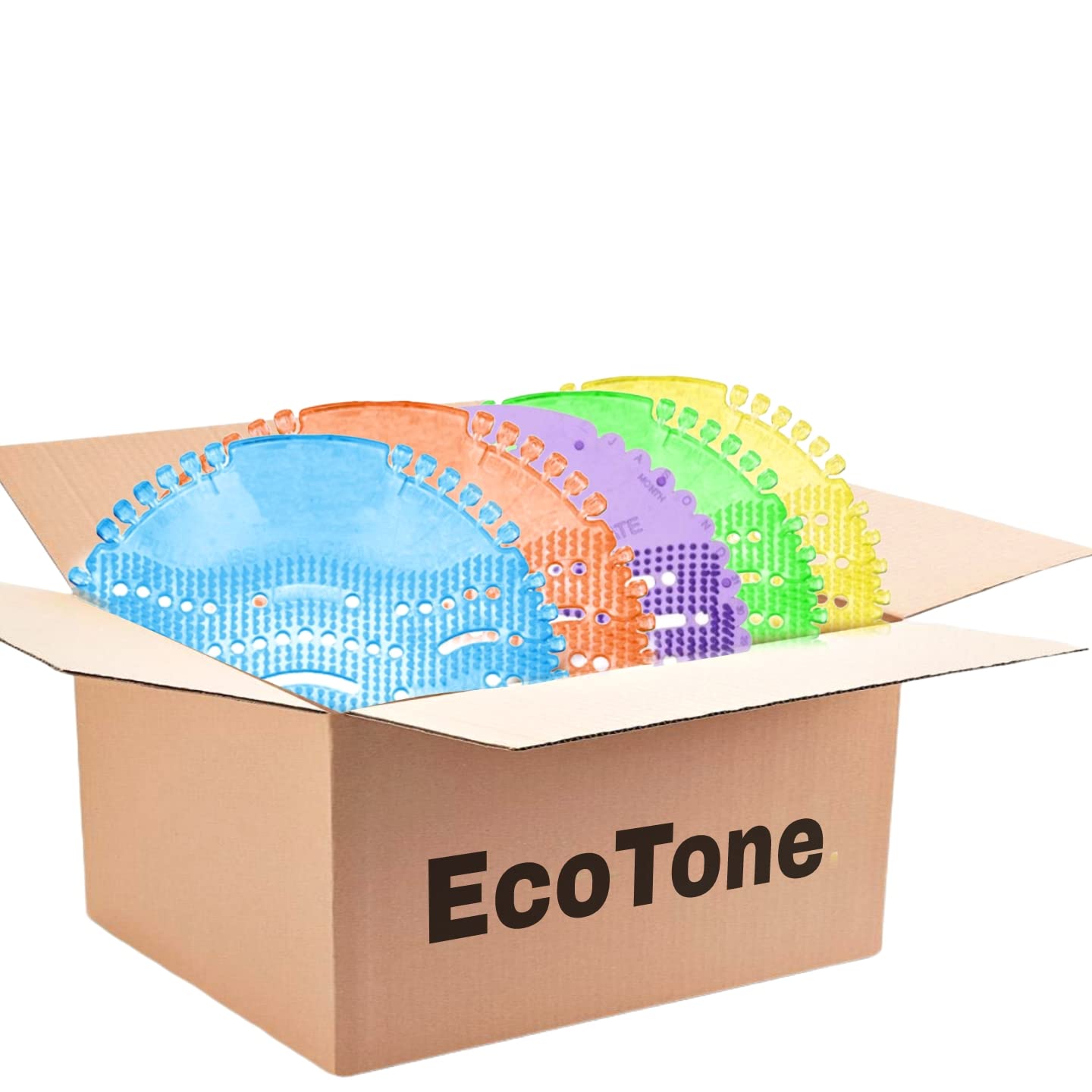 Urinal Mats for Toilets, Kitchen & Bathroom Sinks, Last Upto 5000 Flushes (Pack of 10 Pcs, Mix Flavour Box)