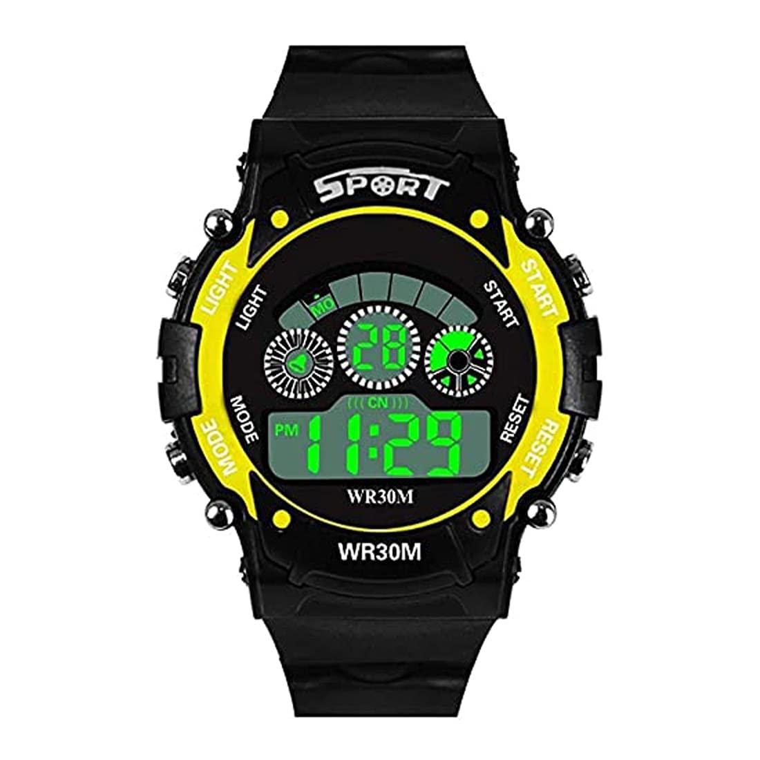 Rozti Yellow Color Watch Amazing Lights in Digital Sports Watch & Silicon Strap, Watch for Boys and Girls & Unisex (B09YQXKVM9) Amazon Price History, Amazon Price Tracker