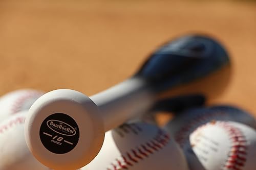 Miniatura 8 de BamBooBat de PINNACLE SPORTS EQUIPMENT INC. - Bate de béisbol y sóftbol de madera de una mano para adultos - 45,7 cm o 53,3 cm