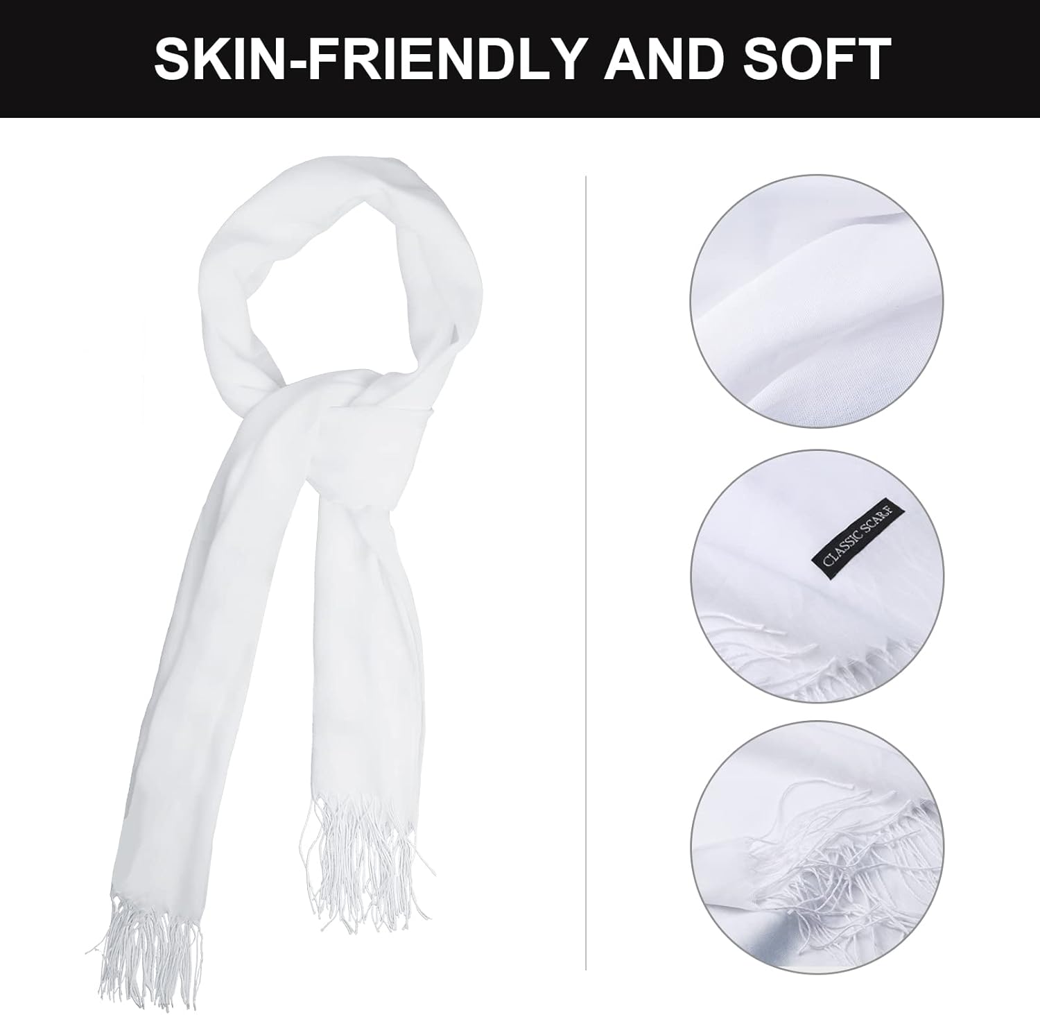 Aviator Hat With Goggles Costume Accessories Pilot Cap White Scarf for Men Women Teens Adults - Image 4