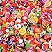 TLBBJ Jouets artisanaux 1000 pcs tranches de Fruits charmes pour Enfants Lizun DIY Fournitures polymères Sprinkles argileux Clair Putty Nail Art Craft Décoration Jouets Facile