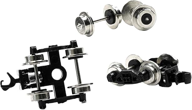 DYNWAVE N Scale Train Coupler, Universal Model Railway Accessories, Style A | DIY Modified for 1/160 Scale; For Electric Trains; Wheel Coupler Set; Collection Display; Fits Screw Holes
