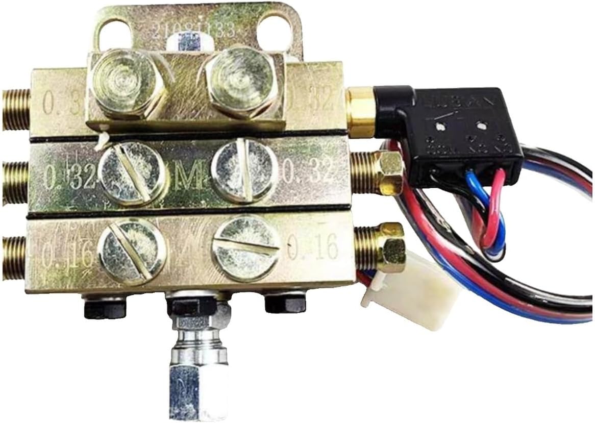 1pcs JPQ2 Type Type Oil Separator Lubrication Distribution Valve(JPQ2-K 1in14out)