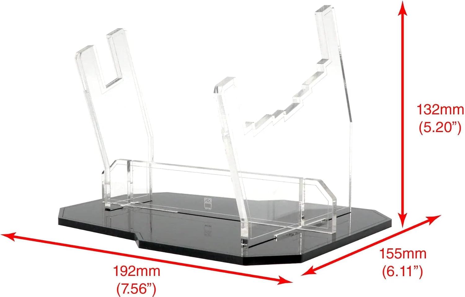 Display Stand Compatible with LEGO 75357 Ghost and Phantom II – Includes Clear Brick for Phantom Flight Display – Set Not Included