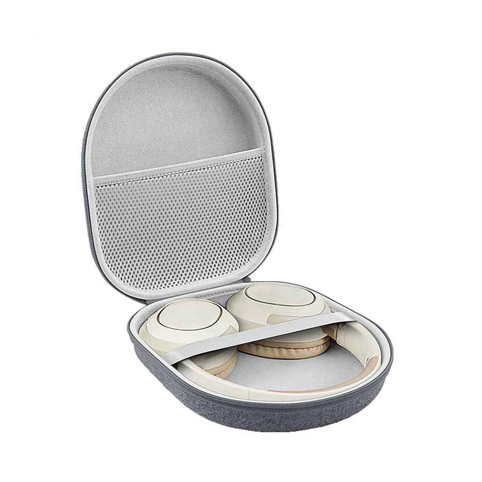 De Rangement pour écouteurs WH1000XM3 / 4/5 / 6, Conception Antichoc avec Poche pour câble séparée, de Rangement de Voyage Gris
