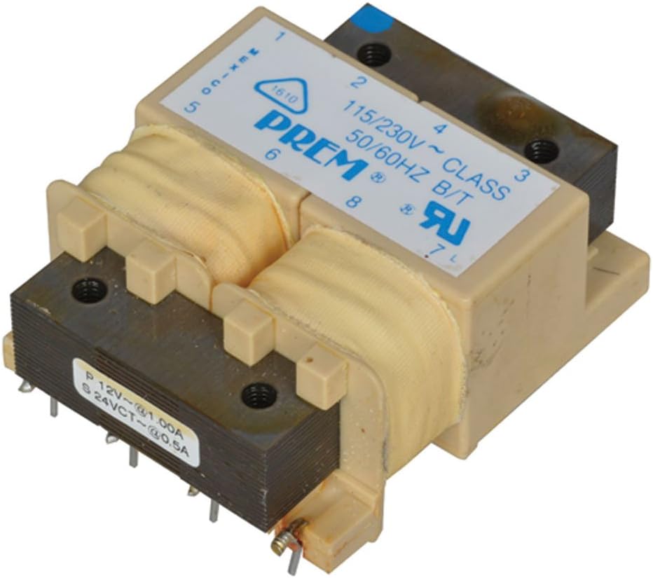 Jameco Valuepro SPW2304 PC Split-Bobbin Power Transformer, 8-Pin, 115/230VAC, 12VA, 1.6" L x 1.9" W x 1.5" H (Pack of 2)