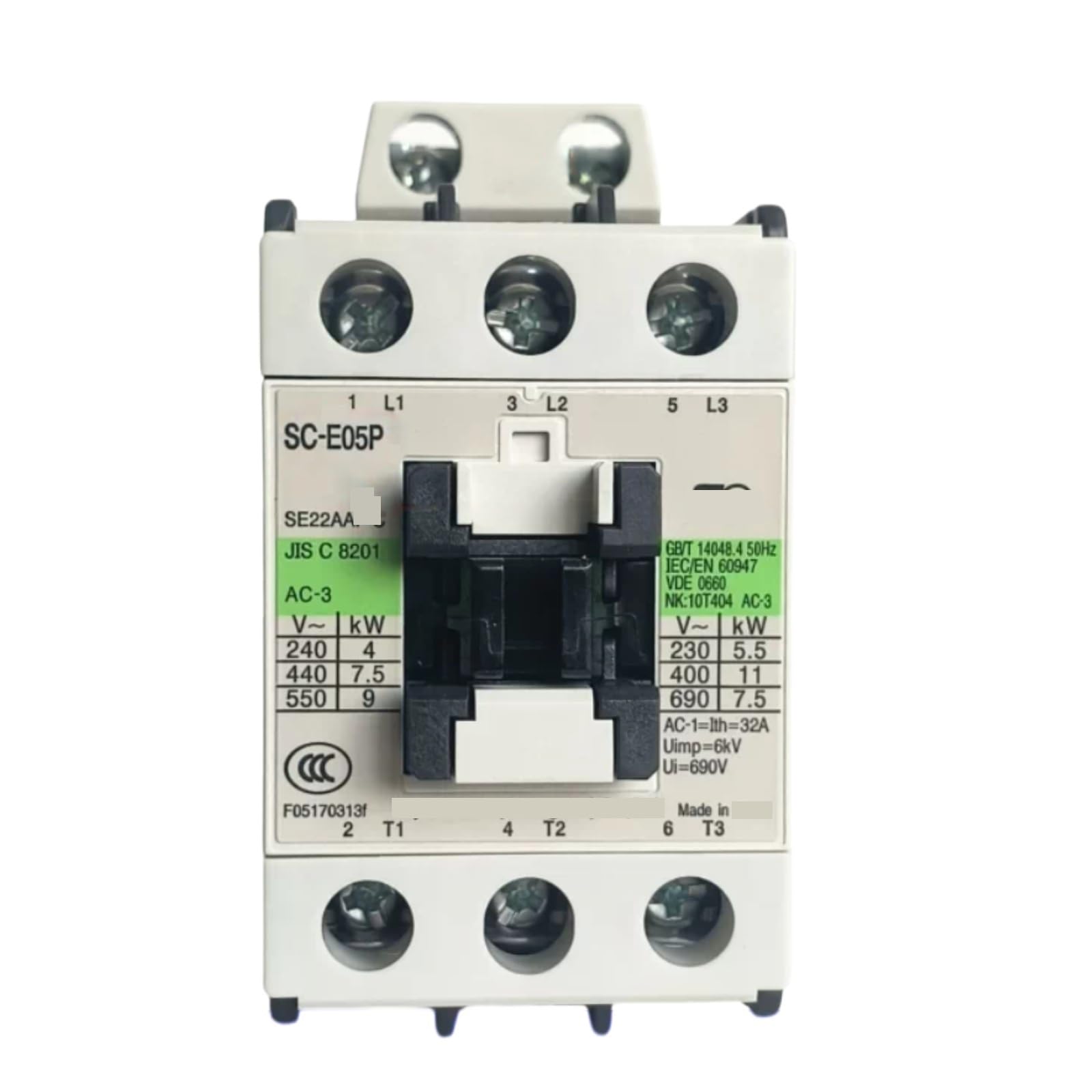 Contacteurs SC-E05P AC36V protection circuit contre arc electrique atelier