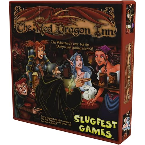 Slugfest Games The Red Dragon Inn - Strategy Card Game - 2-4 Players, Ages 13+, 30-60 Minutes - Standalone Expansion - Compatible with All Other Expansions