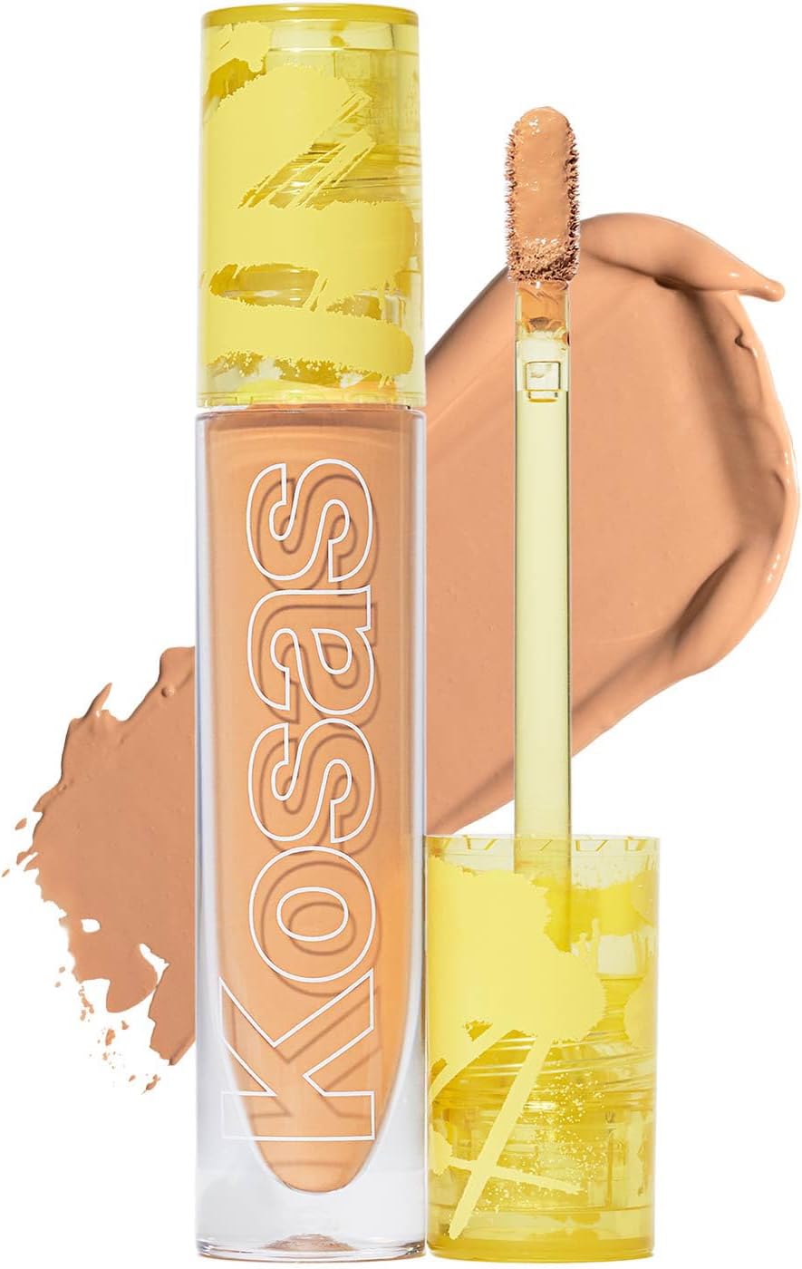 Revealer Concealer - Medium Coverage Makeup with Hyaluronic Acid, Conceals Dark Circles Under Eyes, Dark Spots and Blemishes + Brightens, Hydrates, Long-Lasting & Vegan, (Tone 6.2 N)