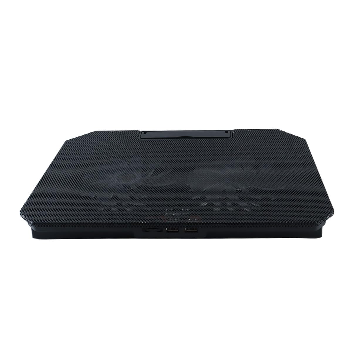 Base Refrigeradora Para Portátiles De 12 a 17 Pulgadas Con Soporte Ajustable En 4 Alturas, 2 Ventiladores Silenciosos, 2 Puertos USB Y Enfriamiento Rápido.