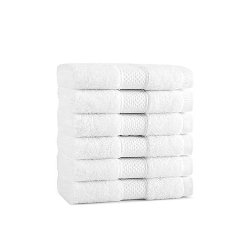 Egyptian Wash Cloths - Pack of 6 - Oversized Ultra