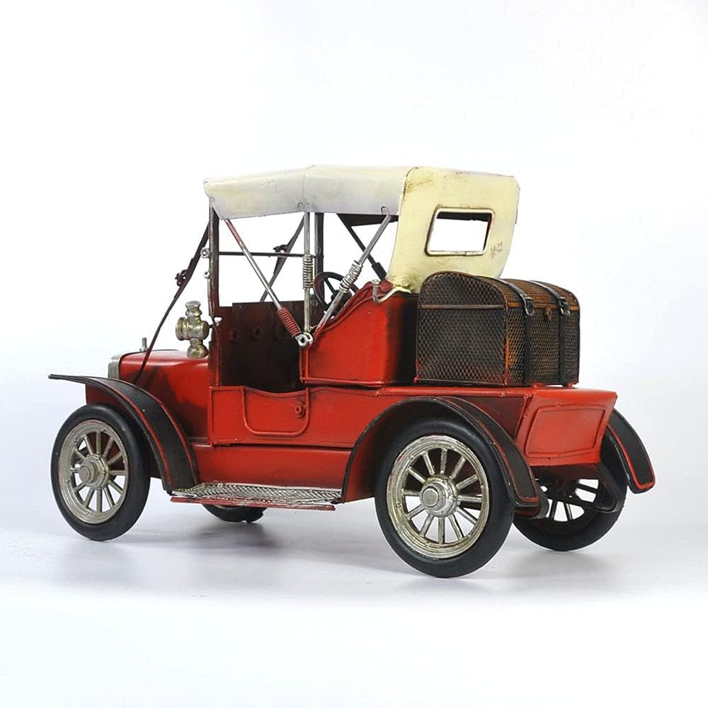 Metal Antique Vintage Car Model, Handcrafted Collections Retro Home Decoration Collectible Vehicle Gifts