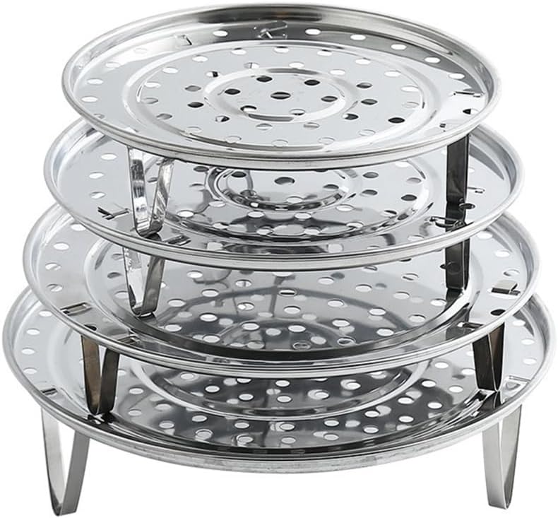 Stainless Steels Steamer Rack, Rack & Cooling Racks Round Pots Steaming Tray for Baking Cooking