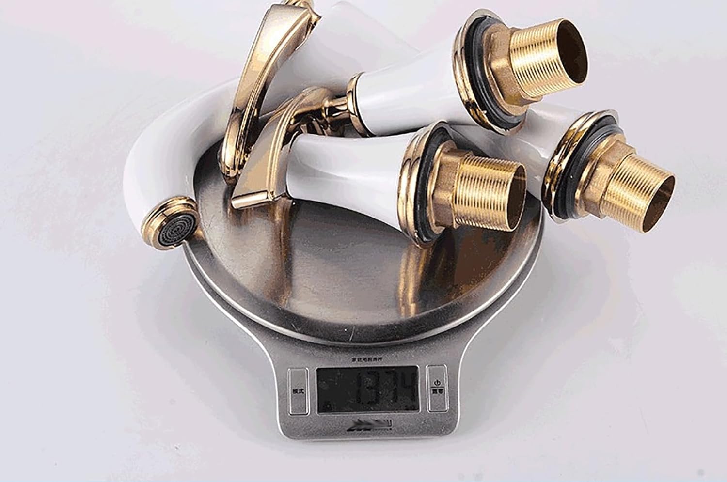 混合水栓 キッチン シンク用、水道 蛇口 3穴洗面器用、台所 蛇口 水栓金具 シンプルスプリットタイプ、温水と冷水のバスルーム用、ヨ