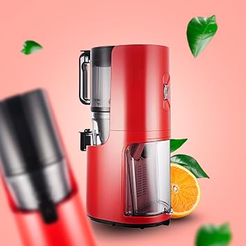 Hurom H200 Slow Juicer - Clear Juice - Smart Hopper - BPA Free (Red)