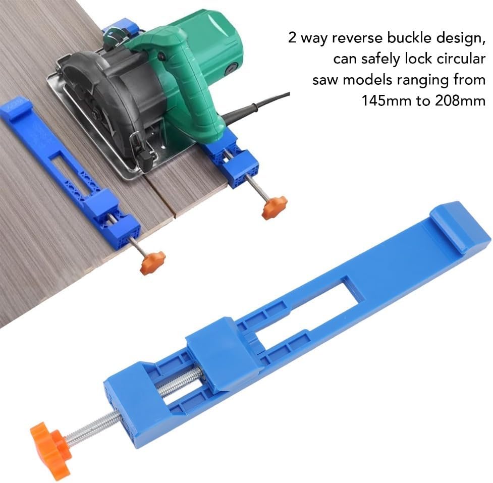 2PCS Adjustable Cutting Machine Base Guide Safe Locking Circular Saw Guide for Precise Milling