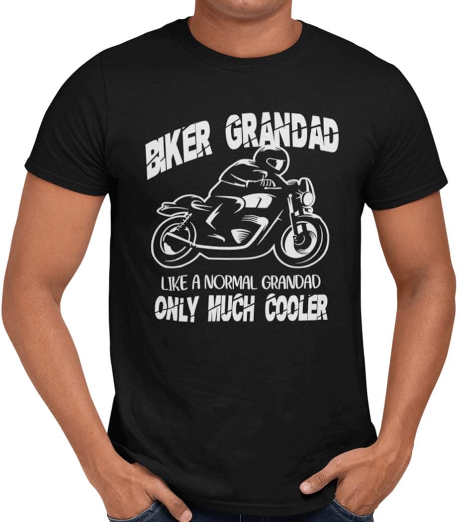 Buy Getting Shirty Biker Grandad Men's 
