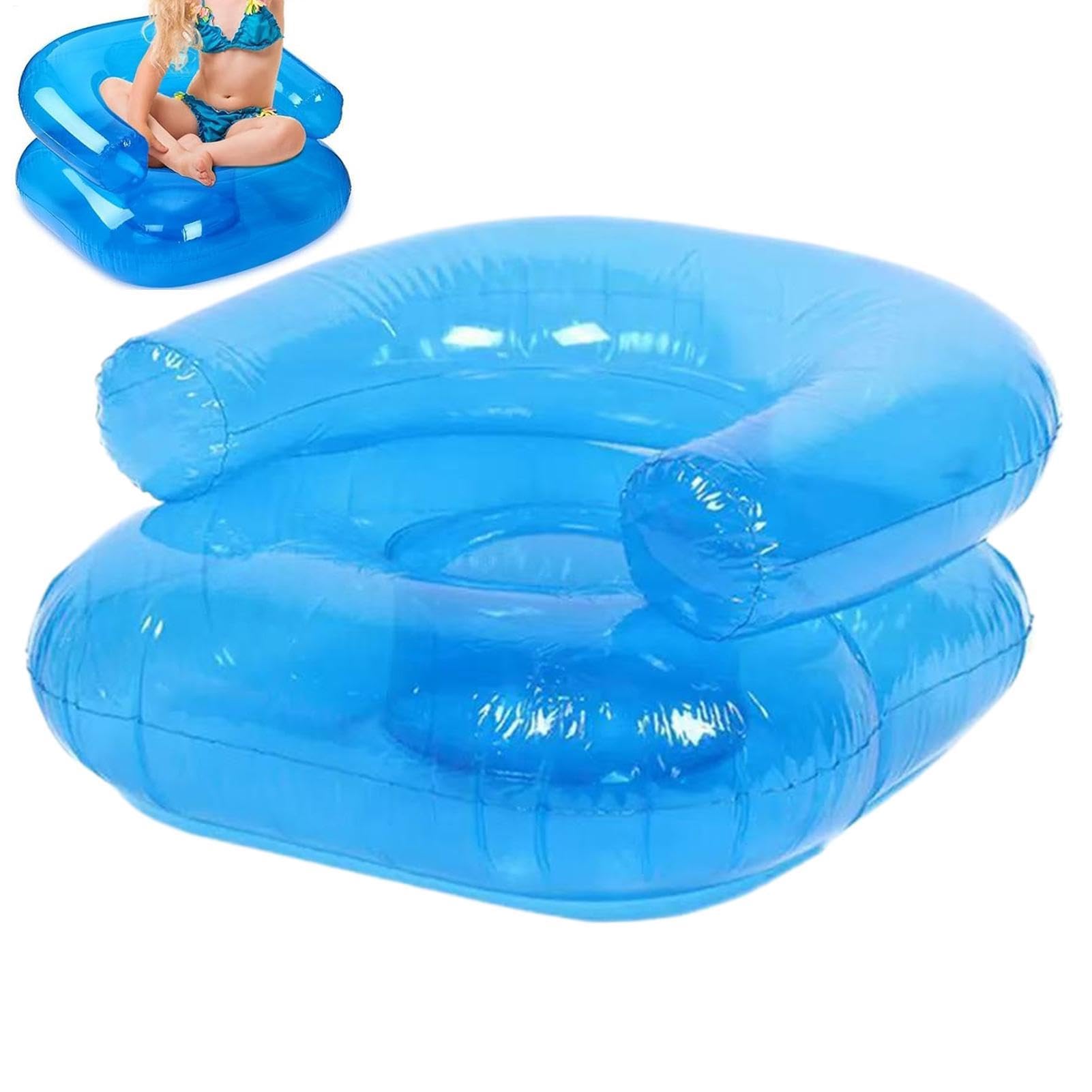 Zhliuqo Inflatable Chair - Waterproof PVC Blow Up Chairs With 2 Vents, Portable Swimming Aider, Lounger Chair Swimming Pool Air For Party Camping, Beach, Picnics Party Supplies