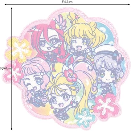 Amazon ワッペン トロピカル ジュ プリキュア アイロン シール両用タイプ １個付き ワッペン アップリケ 通販
