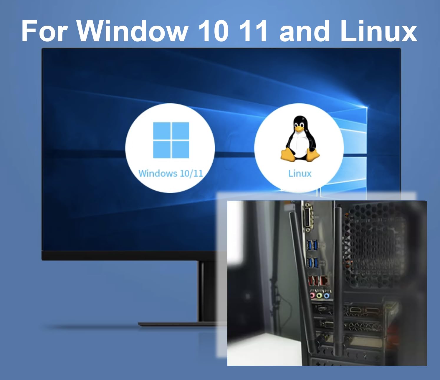 Elfcam Karta WiFi 7 PCIe 4.0, bezprzewodowa 8774 Mb/s, adapter Intel BE200, do komputerów Intel Procesor z systemem Windows 10/11 Linux, kompatybilny z Freebox Ultra i Orange Livebox