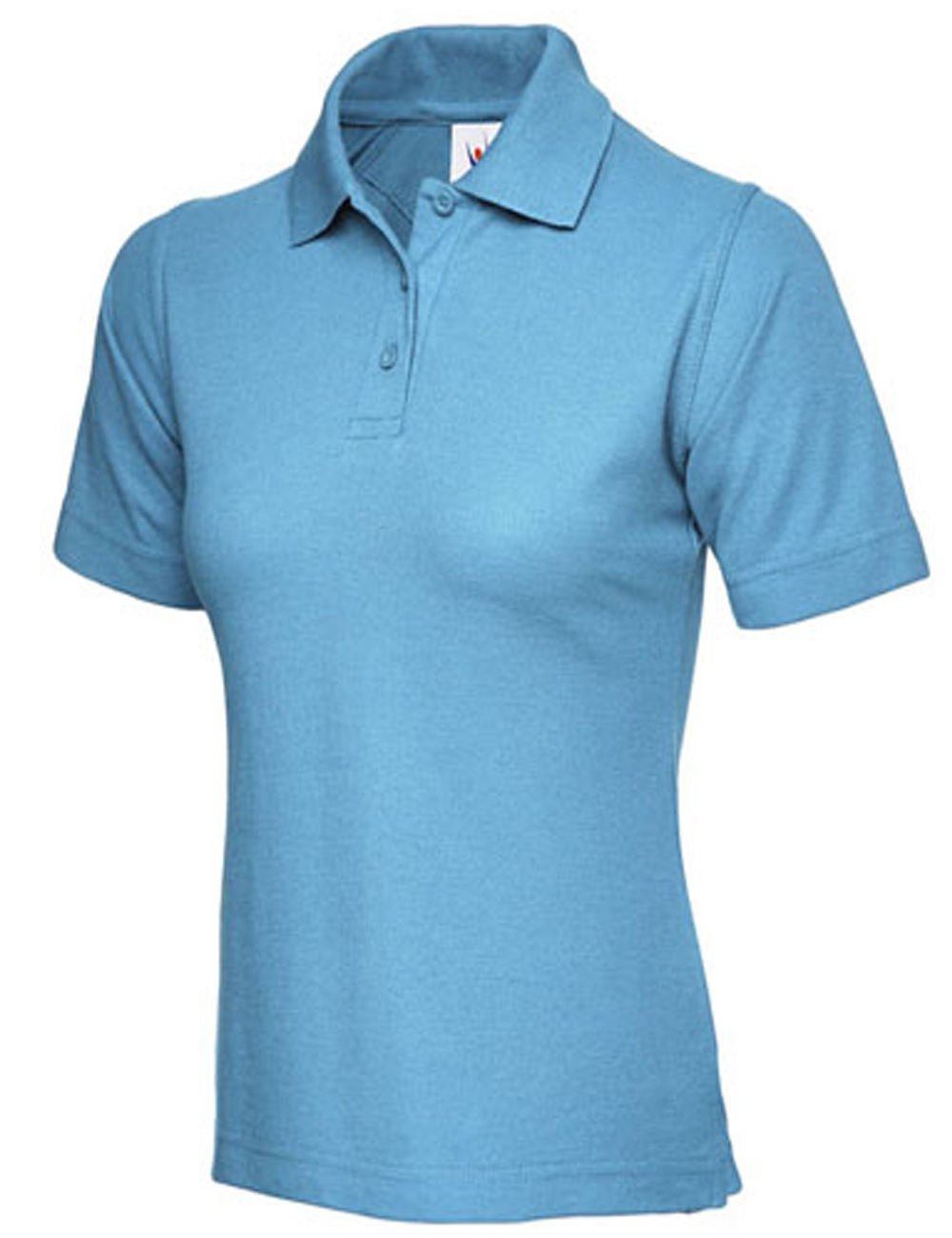 247Polo Women's Sky Blue Premium Pique Polo Shirt (Uk 14, )