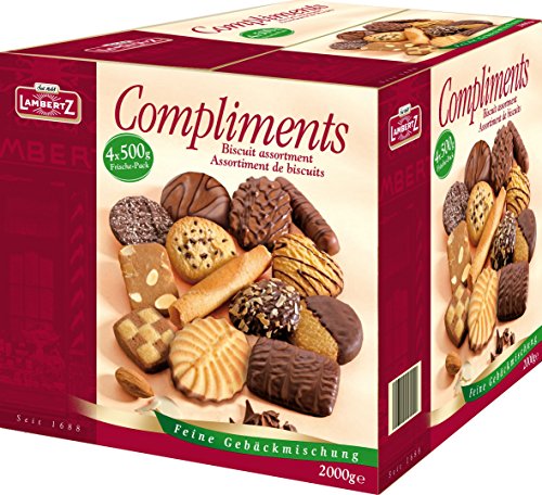 Lambertz Compliments 4 x 500gr Gebäckmischung in 2kg Office Box Cover