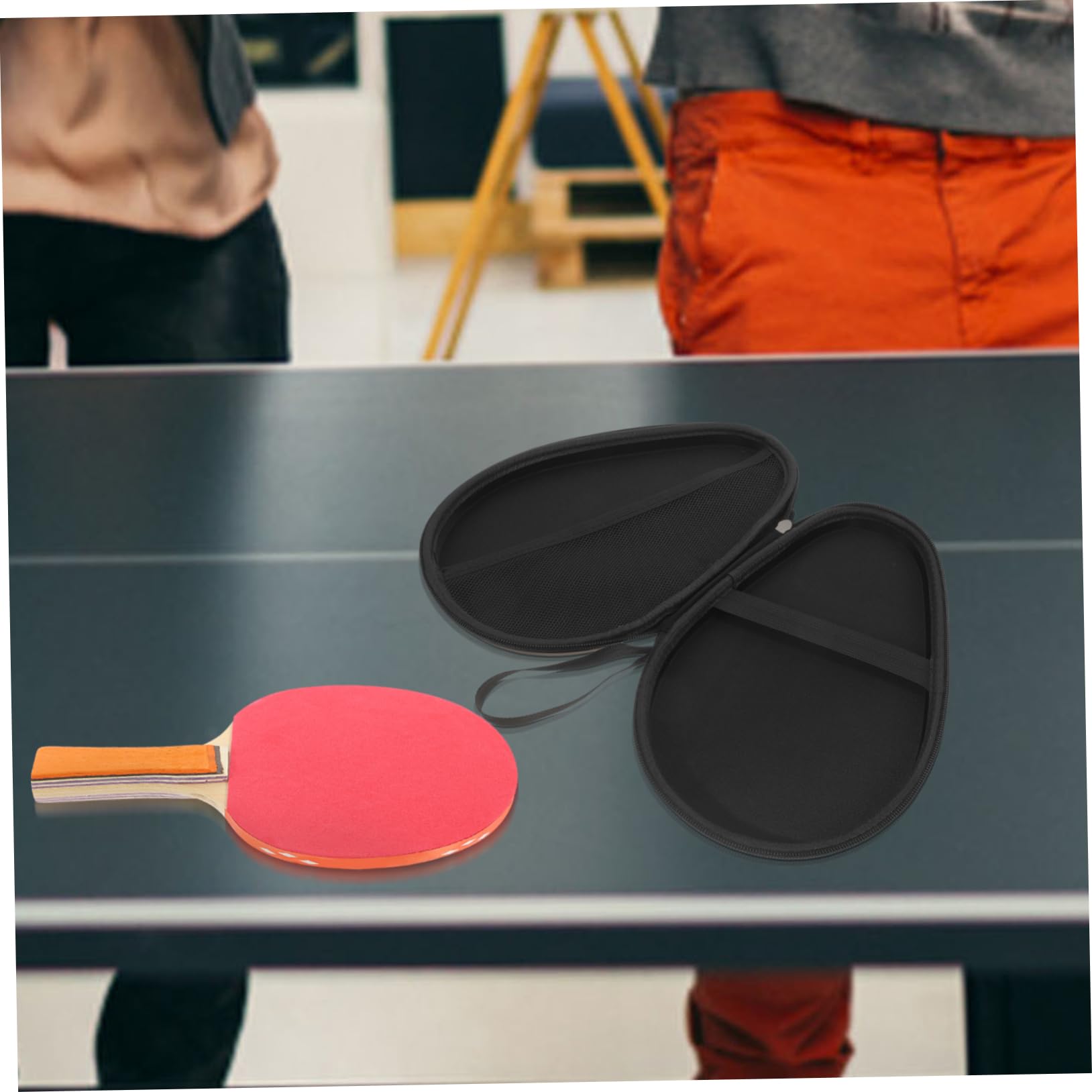 BESTonZON Tischtennis Schläger Tasche Oxford Praktischer Aufbewahrungsbeutel für Schläger und Bälle Leicht und Handlich Schützend und Langlebig für