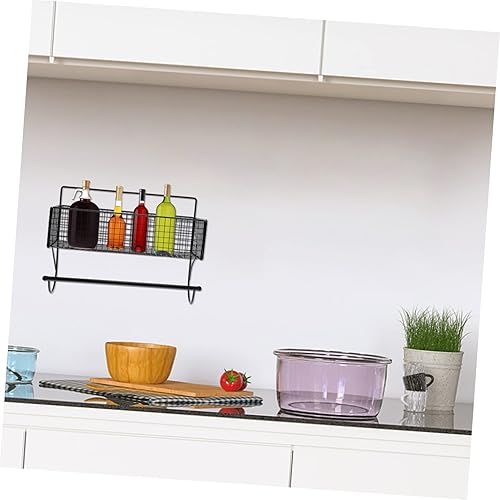 Miniatura 6 de Cabilock Estante de almacenamiento para papel higiénico, estante de almacenamiento de baño, cesta de rejilla, organizador de pared, cesta