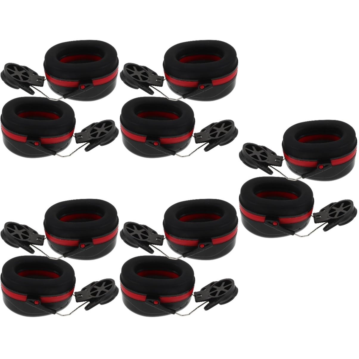 POPETPOP 5pares Orejeras Antiruido Ajustables Para Protección Earmuffs Alta Para Reducción De y