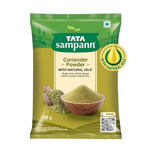 Tata Sampann Coriander Powder With Natural Oils, 100g, Dhania Powder