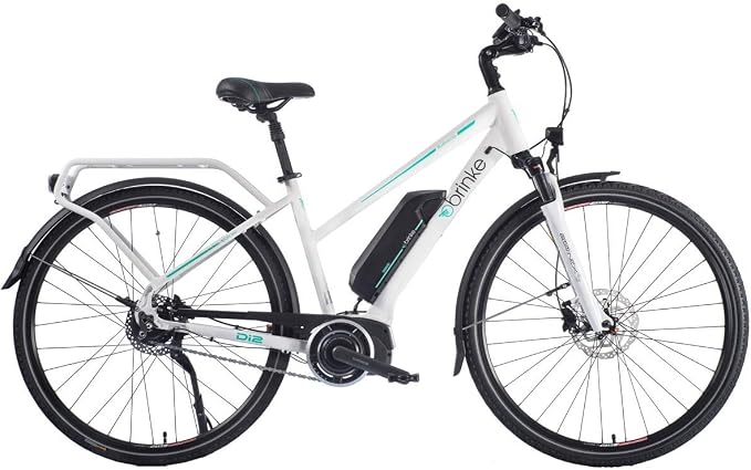 Brinke Bicicletta Elettrica Rushmore 2 DI2 Comfort Cambio Automatico  (Bianco, S) : Sport e tempo libero