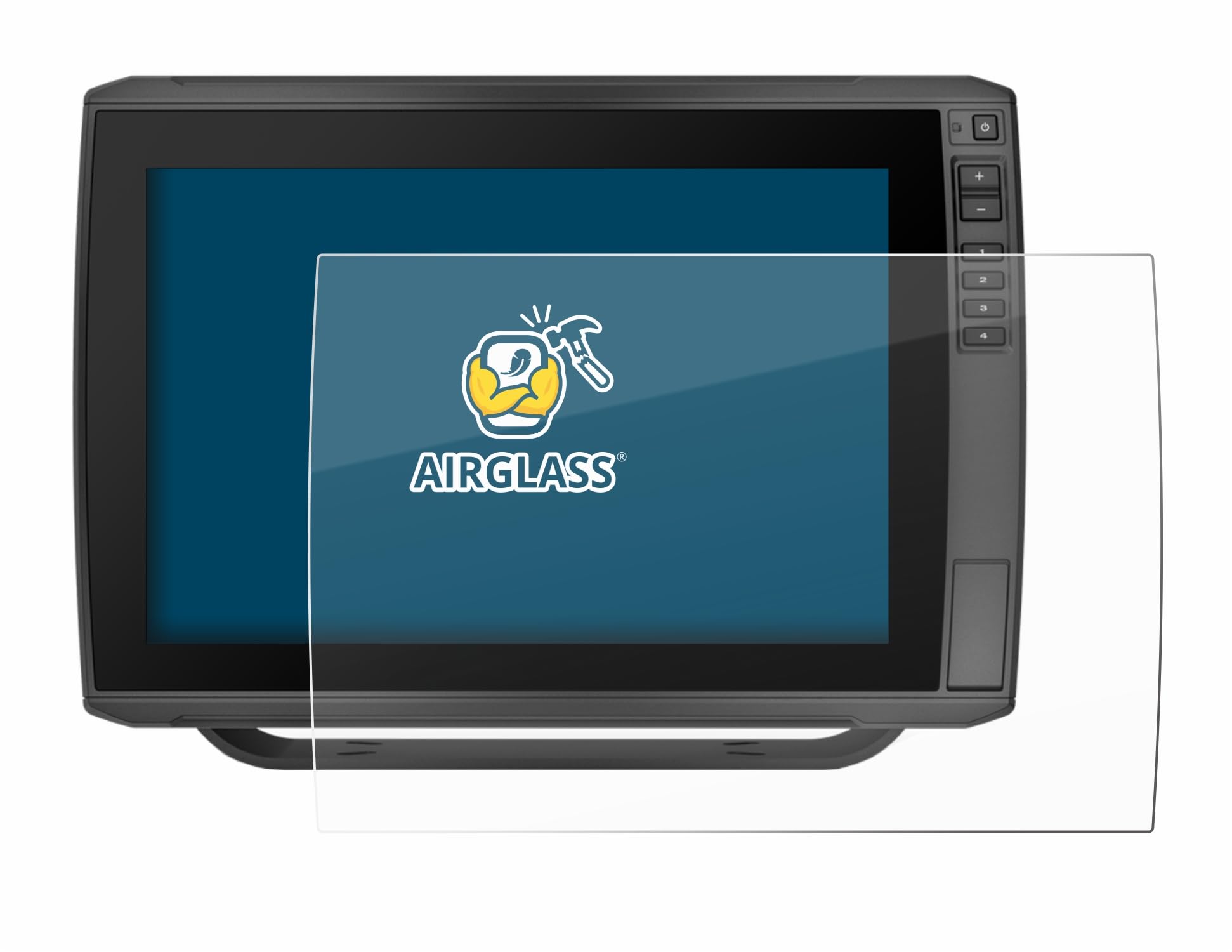BROTECT Protector Pantalla Cristal para Garmin ECHOMAP Ultra 122sv Protector Vidrio - [Dureza 9H, Anti-Arañazos]