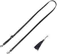 Vista 33 de VanEnjoy Correas cruzadas ajustables de cuero genuino de repuesto – ancho 1/2 pulgadas, longitud 25-51 pulgadas