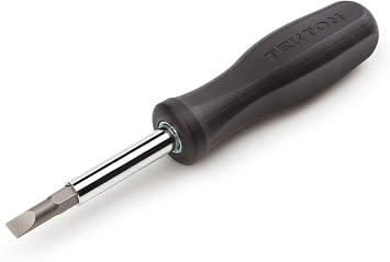 TEKTON 6-in-1 Slotted Driver 3/16 in. x 1/4 in., 1/8 in. x 5/16 in., Black | DMS14008