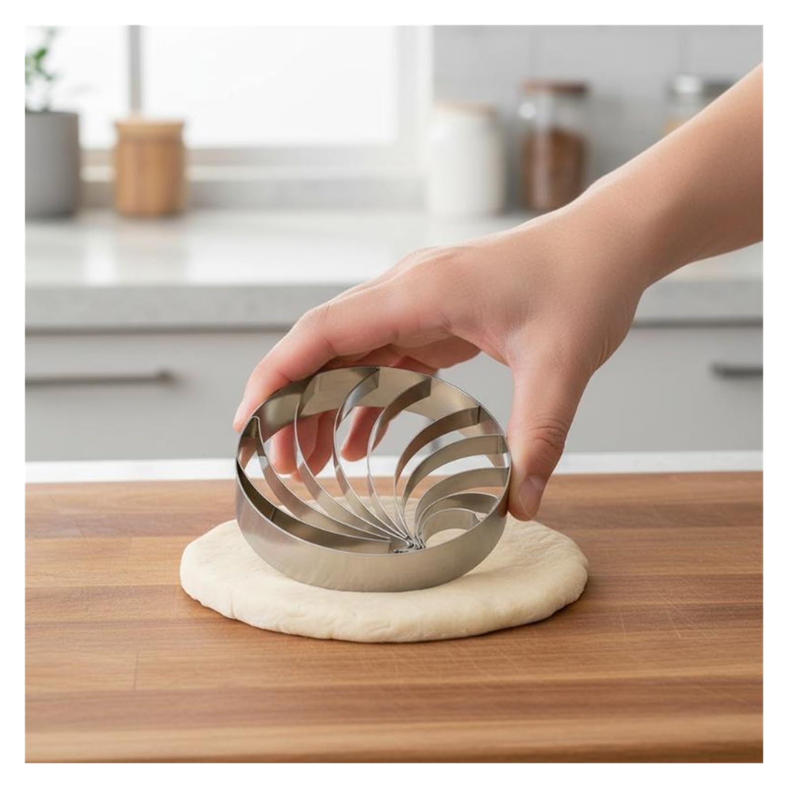 2-in-1-Mexikanische runde Brotform aus Stahl for Selbermachen, Backen in Schweineform, Keksformen, langlebig, antihaftbeschichtete Pfanne for die Brotherstellung in der Küche zu Hause