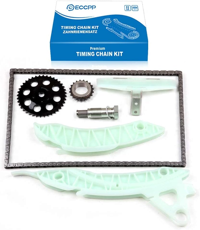 ECCPP Timing Chain Kit, ECCPP Automotive Timing Parts for 2007-2010 Mini Cooper 1.6L 1598CC l4 Gas DOHC 16Valves Eng. N14B16A
