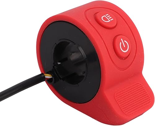 Miniatura 7 de Dilwe Acelerador de pulgar para scooter HX-X6  X7  X8, 5 V, ABS + silicona, pedal acelerador control de velocidad Scooter interruptor integrado