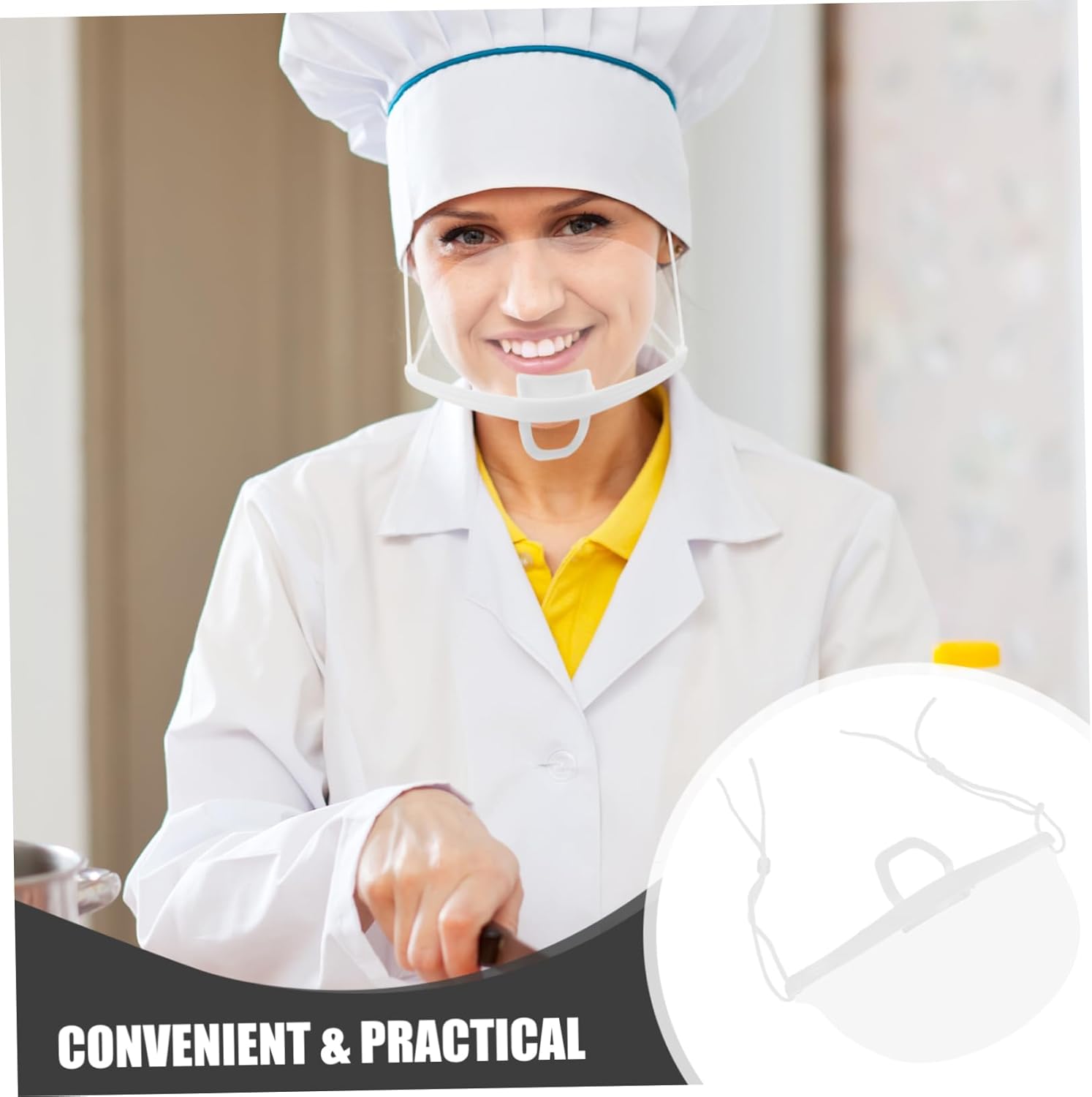 100pcs Mask Ear Saver Reusable Plastic Masks Nose and Mouth Cover Washable Face for Restaurant Catering Kitchen Beauty Salons