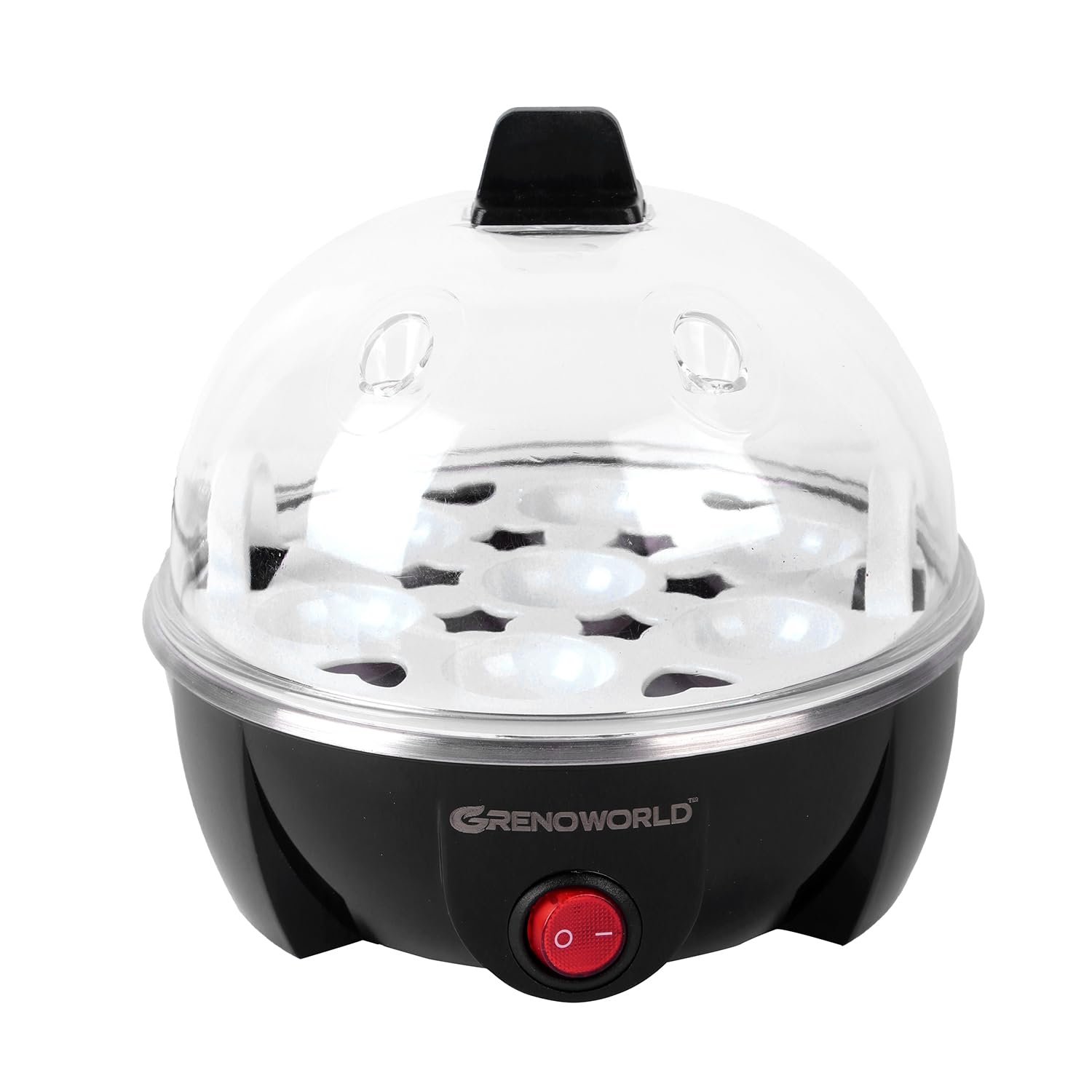 Egg Boiler | 7 Egg Capacity | 350W Fast Boiling | Stainless Steel Heating Plate | Food Grade PC Lid | LED Indicator | Compact Electric Egg Cooker with Tray | 1 Year Warranty-picture-27
