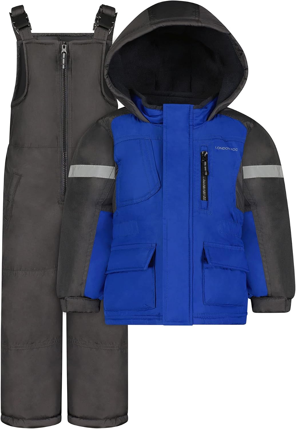 LONDON FOG Baby Boys' 2-Piece Snow Pant & Jacket Snowsuit